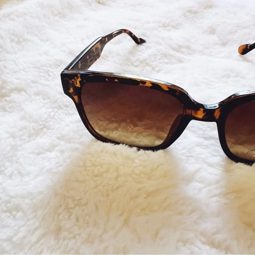 Oliver Tortoise Brown Oversized Chic Sunglasses